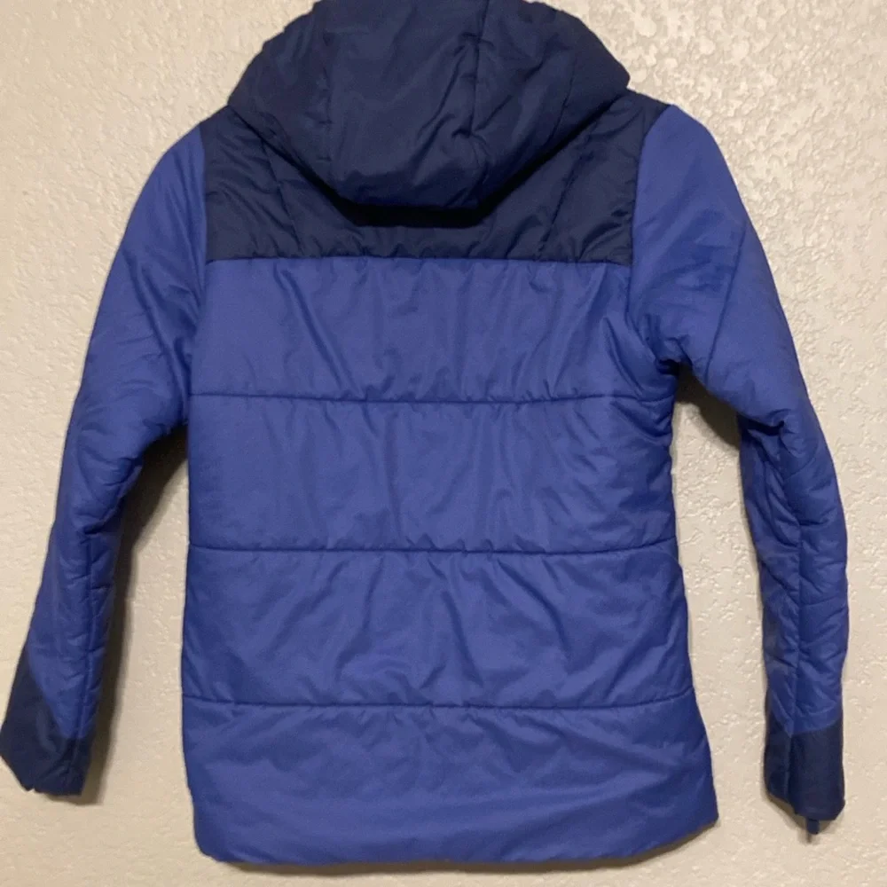 Patagonia Kids Insulated Hooded Puffer Jacket – Size 10 - Picture 3 of 6